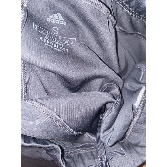 ADIDAS Aeroready Running Athletic Pants Gray Tapered Zippered Men Size Small - Picture 10 of 10